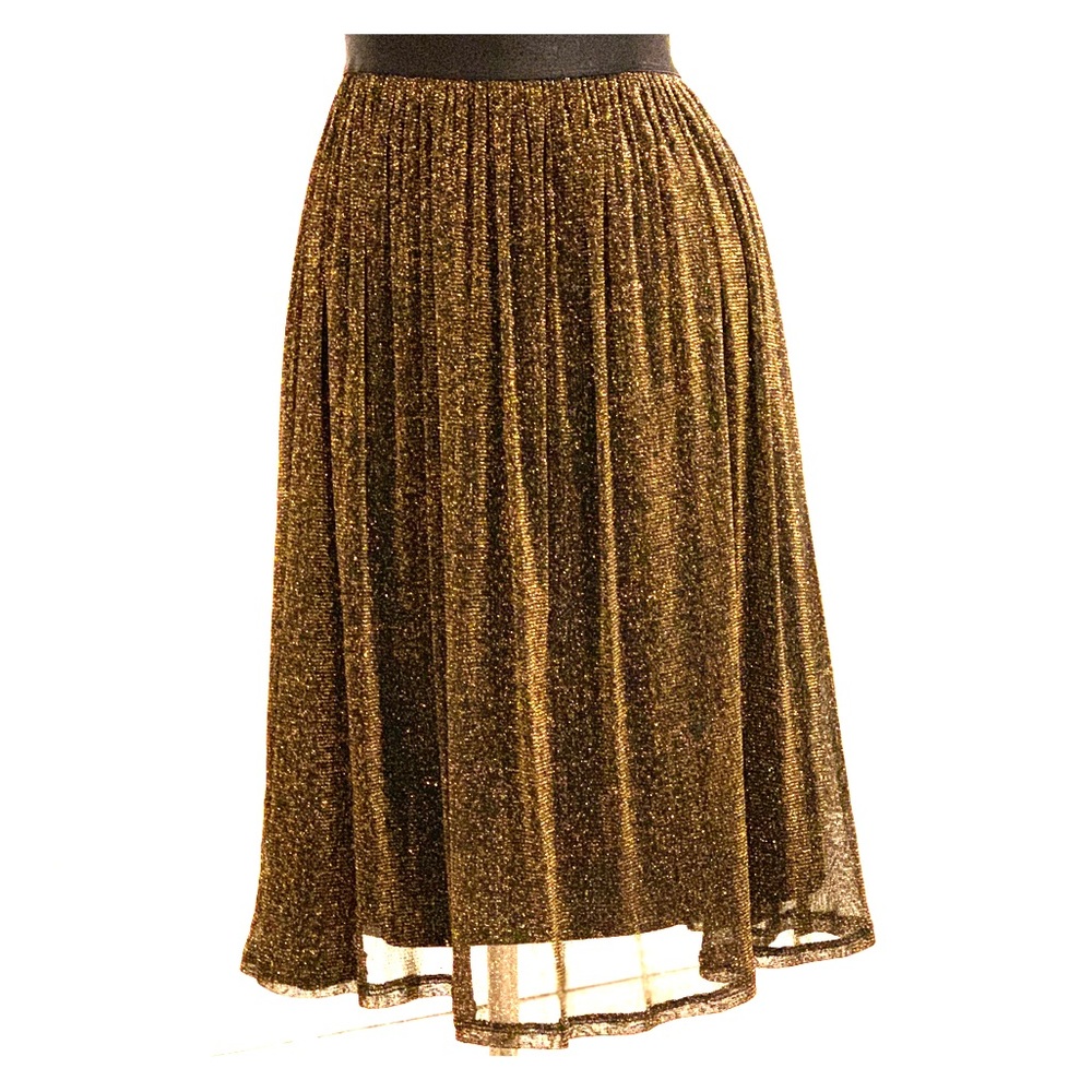 Gold Glitter Skirt